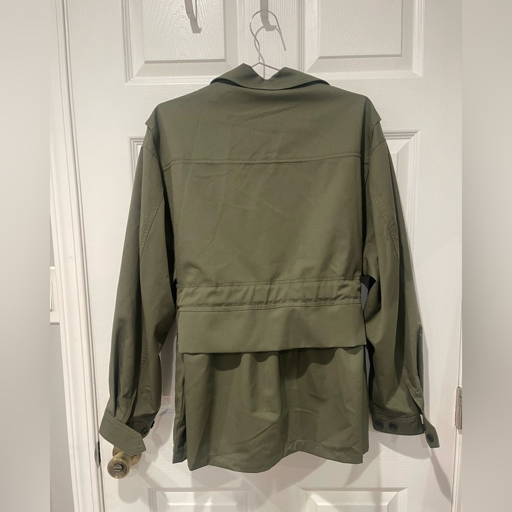 MASHAMA Utility Jacket in Olive Green - Picture 5 of 5